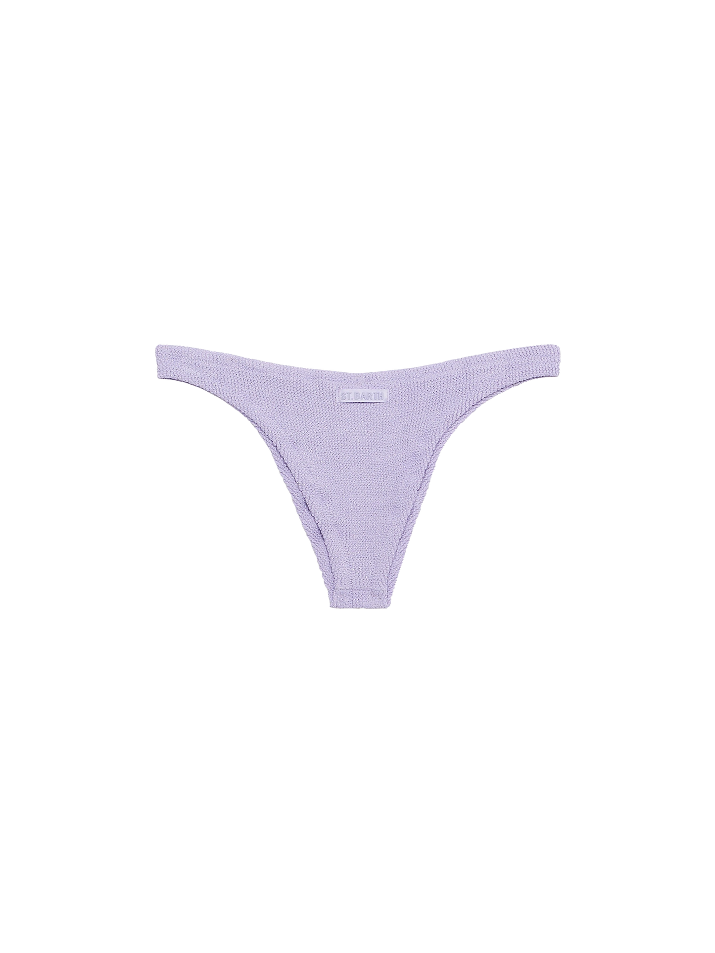 Woman lilac classic lurex cheeky swim briefs Naomi - MC2 Saint Barth