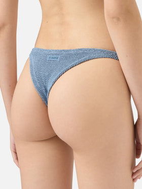 Naomi slip mare cheeky in crinkle color avio blue