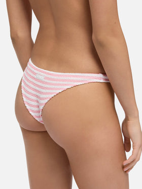 Crinkle classic bralette bikini Naima Naomi with striped print - MC2 Saint Barth