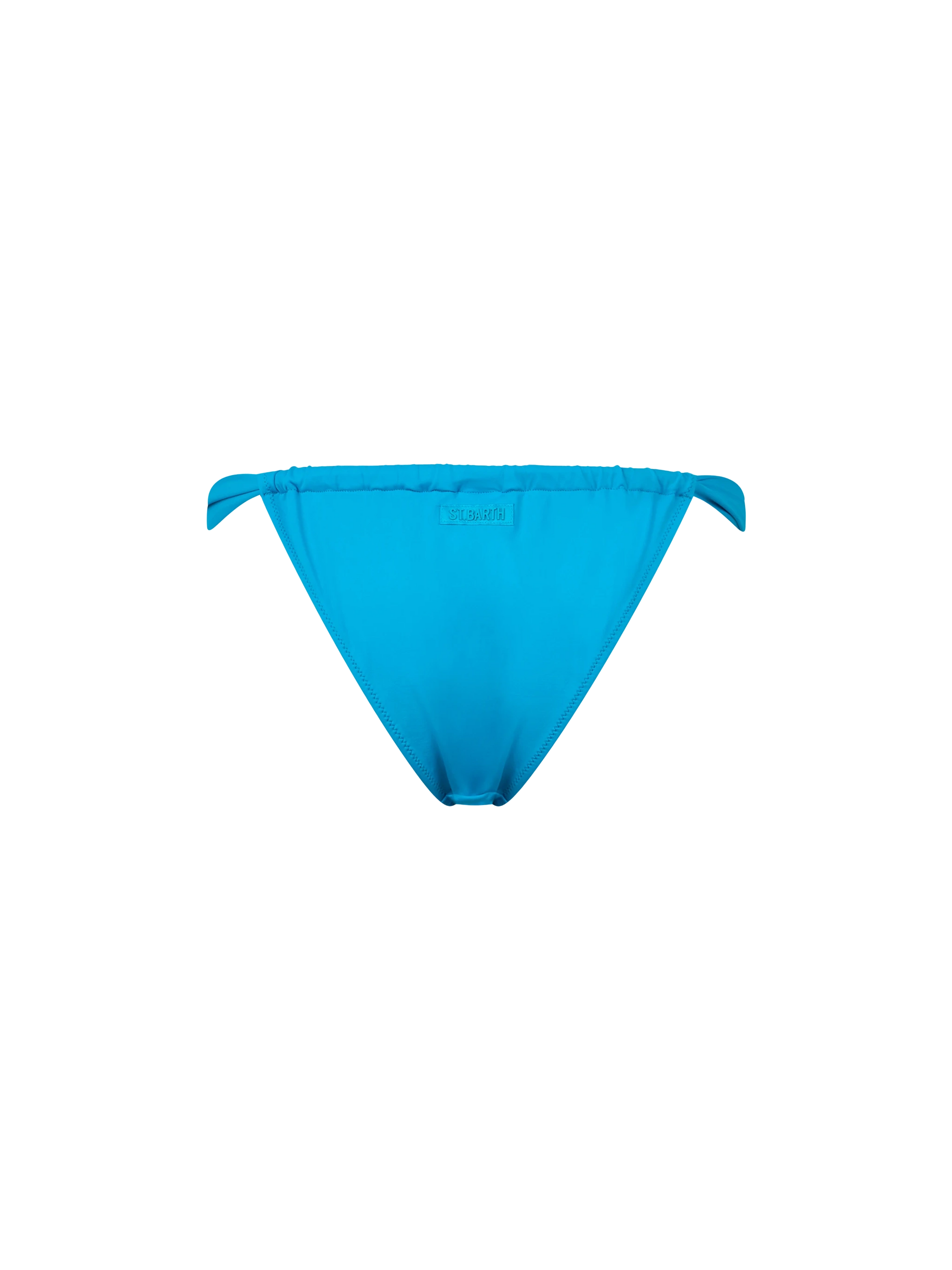 Woman turquoise cheekiest swim briefs Noelle - MC2 Saint Barth