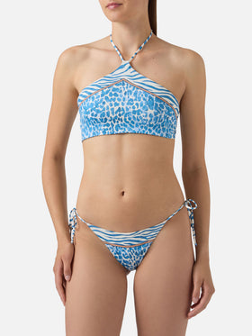 Bikini Nairobi Marielle multicolore à imprimé animal safari 