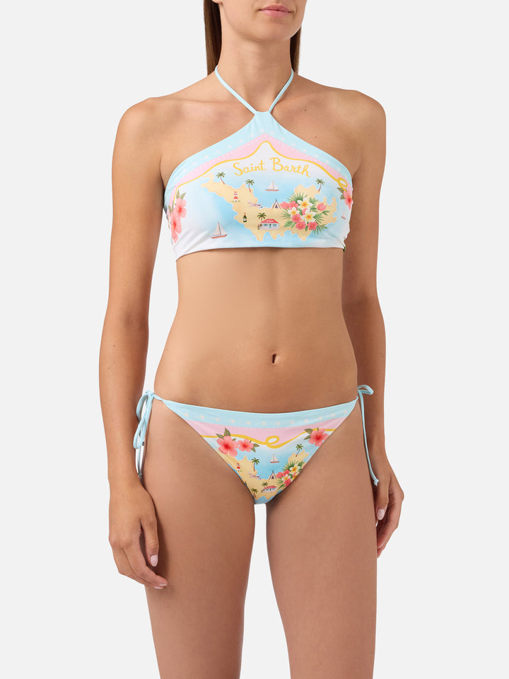 Bikini Nairobi Virgo multicolor St. Barth Map 