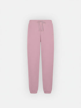 Fleece cotton joggers Odalys Jr with pink