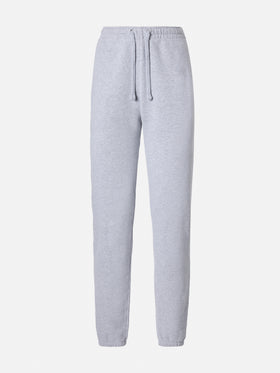 Grey cotton fleece jogger pants Odalys