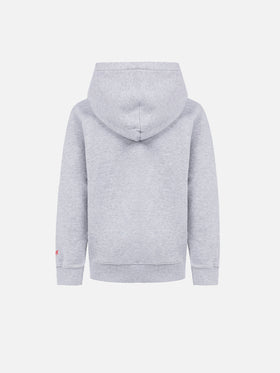 Boy grey sweatshirt Oliver with Peanuts print | SNOOPY PEANUTS SPECIAL EDITION - MC2 Saint Barth