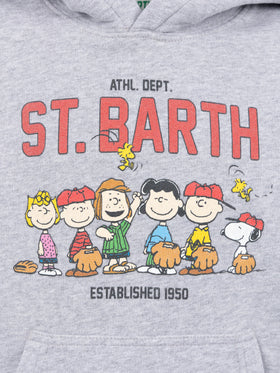 Boy grey sweatshirt Oliver with Peanuts print | SNOOPY PEANUTS SPECIAL EDITION - MC2 Saint Barth
