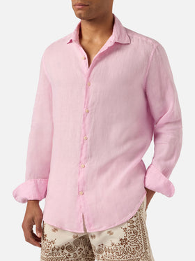 Chemise Pink Pamplona en pur lin 