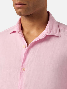 Chemise Pink Pamplona en pur lin 