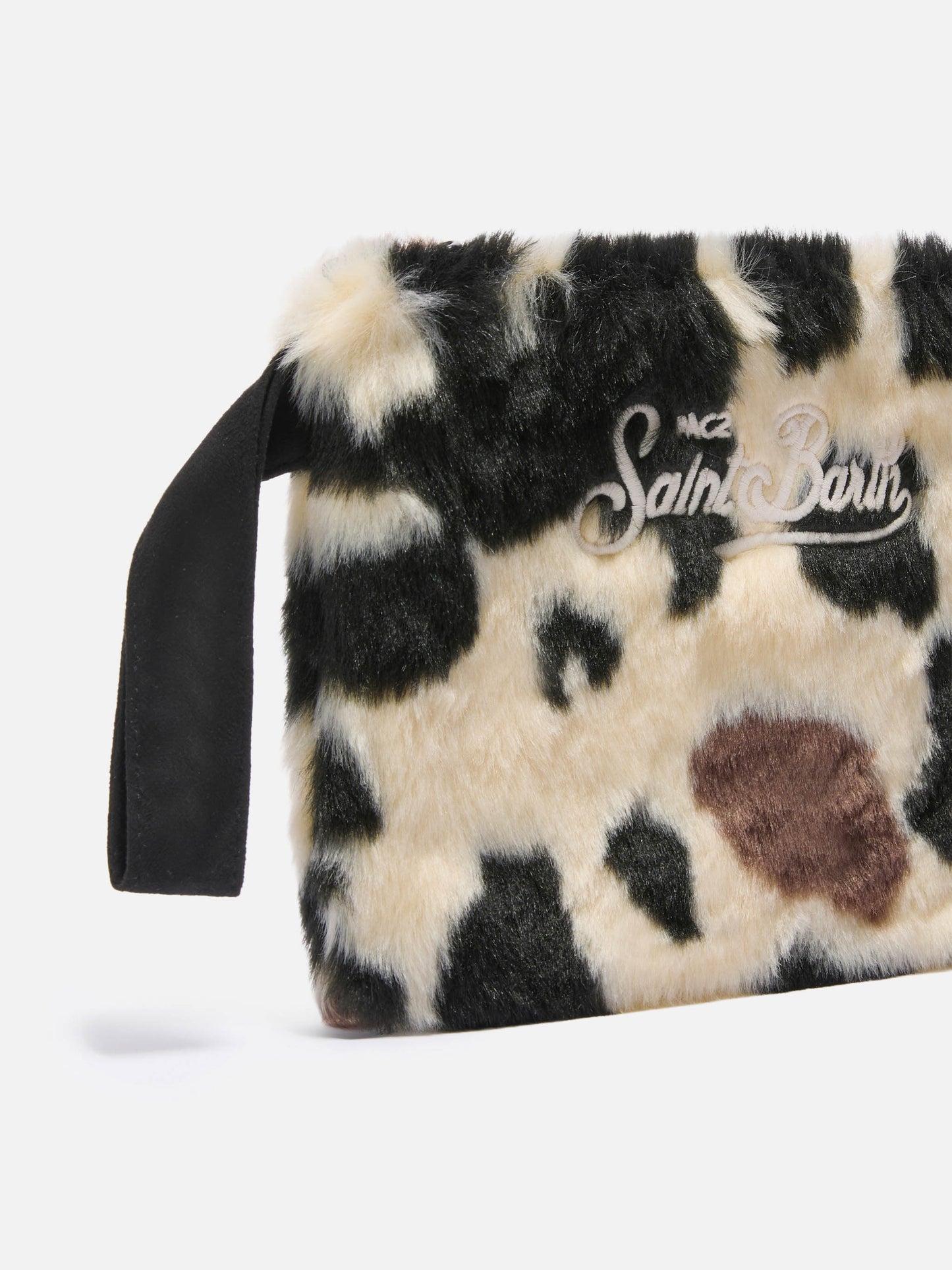 Pochette Pareasy in faux fur muccato