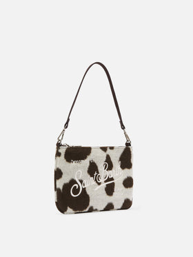 Borsetta a spalla Parisienne Mini Felt in misto lana muccato