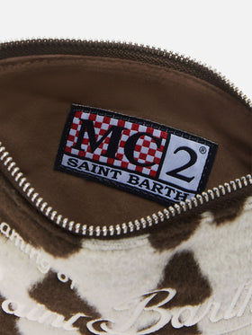 Borsetta a spalla Parisienne Mini Felt in misto lana muccato