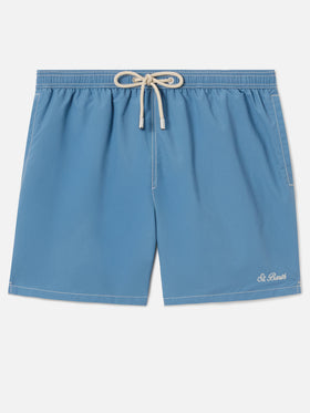 Short de bain classique Patmos en bleu poudré 