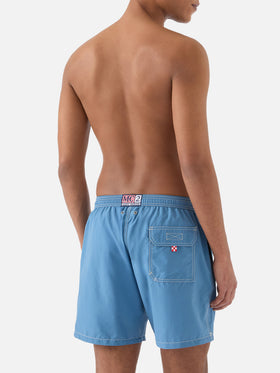 Short de bain classique Patmos en bleu poudré 