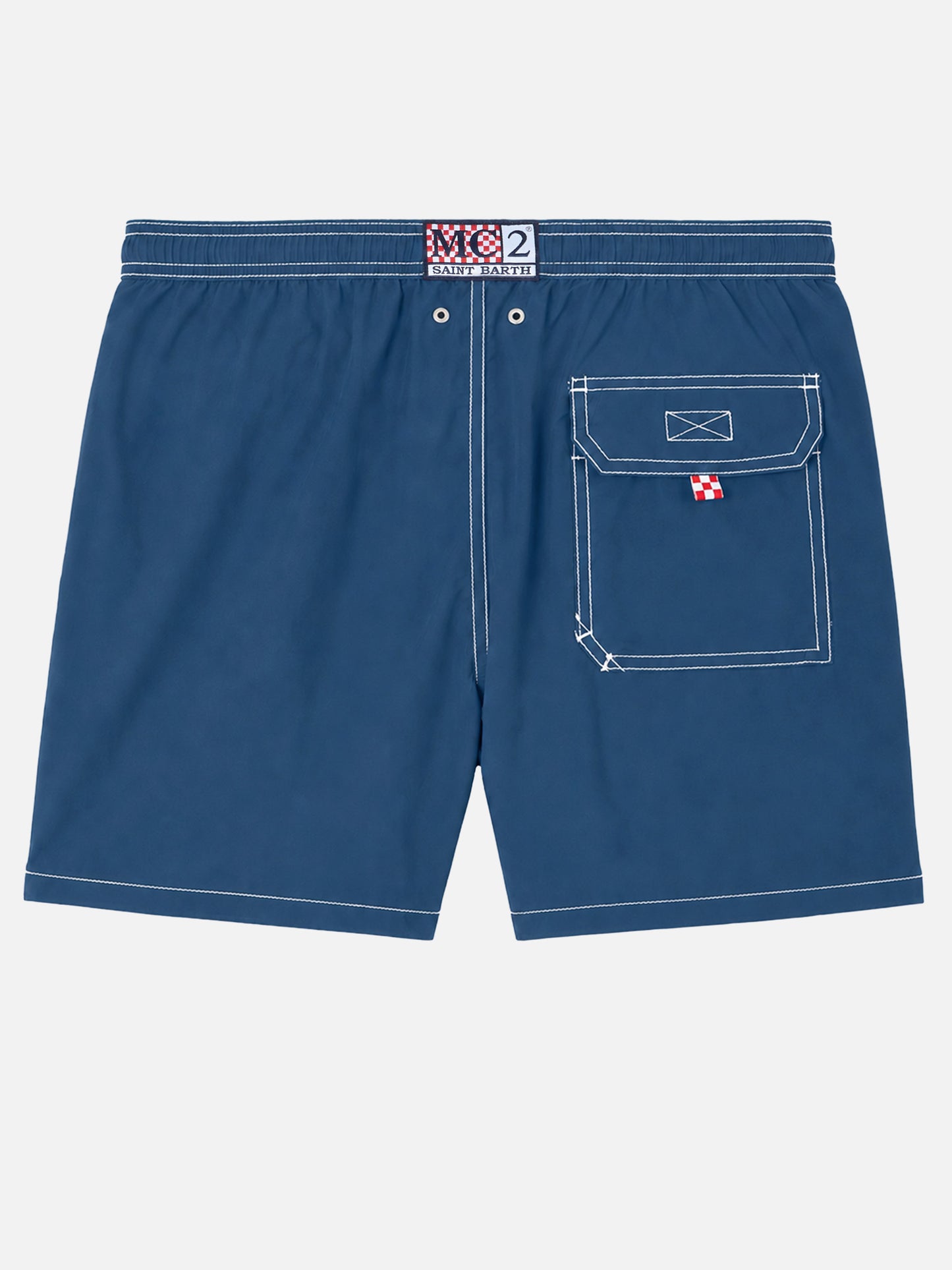 Navy blue classic light swim shorts Patmos