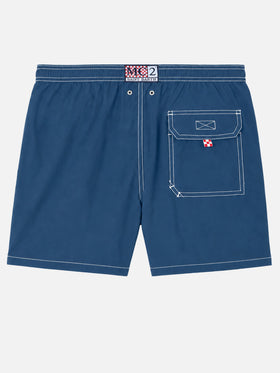 Navy blue classic light swim shorts Patmos