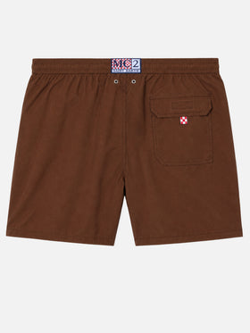Klassische leichte Seersucker-Badeshorts Patmos 