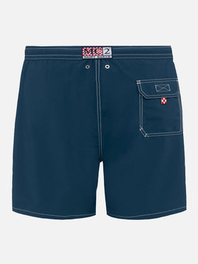 Light blue mid-length classic light swim shorts Patmos