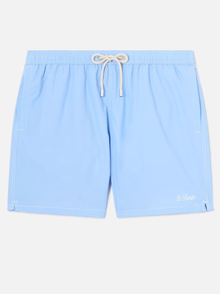 Sky blue mid-length swim shorts Patmos