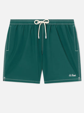 Green mid-length classic light swim shorts Patmos