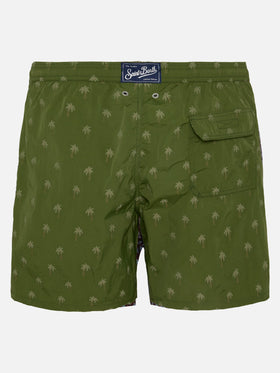 Costume mare Patmos The Riviera con jacquard palme