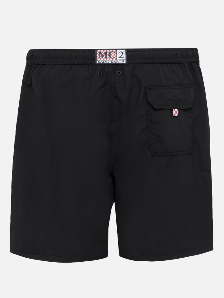 Black long swim shorts Patmos