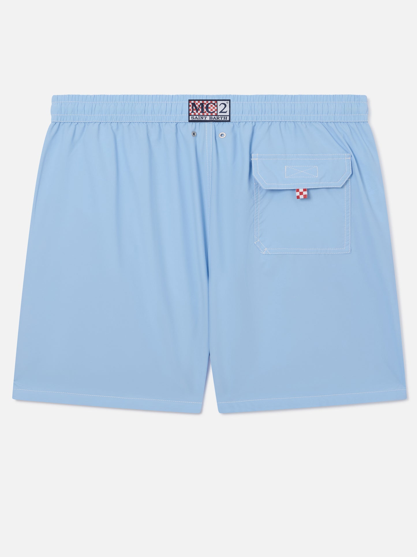 Short de bain long bleu clair Patmos 