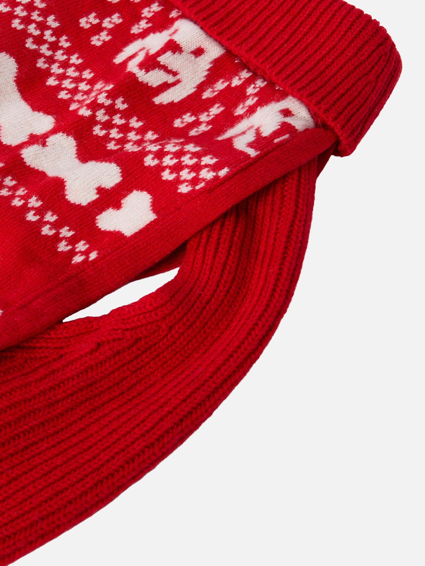 Hundepullover mit Merry-Stickerei