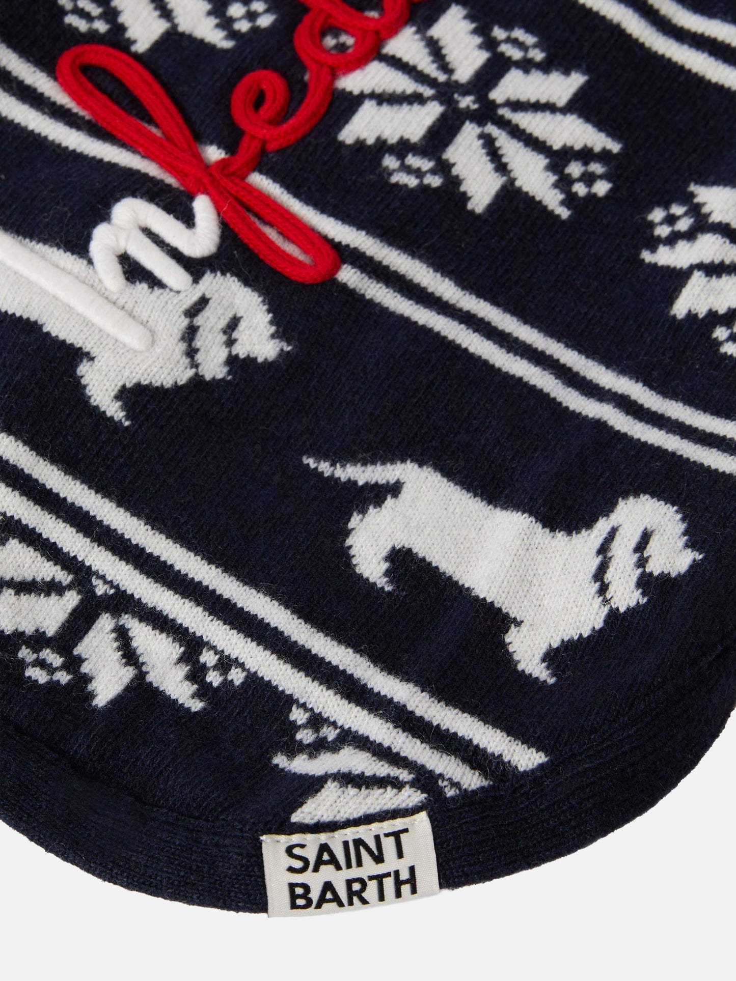 Hundepullover mit Infedele-Stickerei