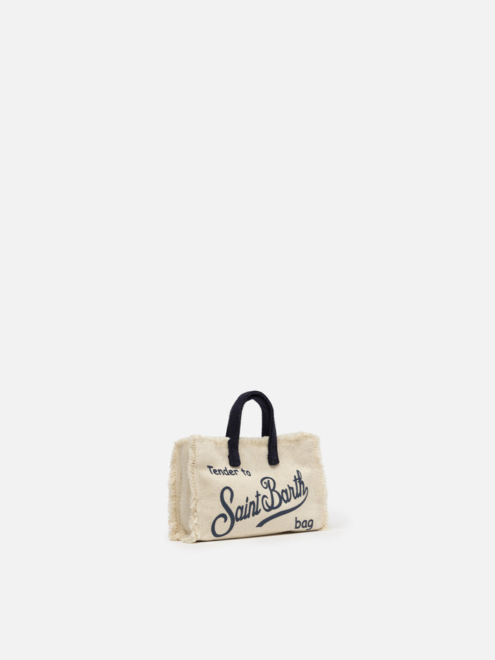 Off-white cotton canvas Phone Bag - MC2 Saint Barth