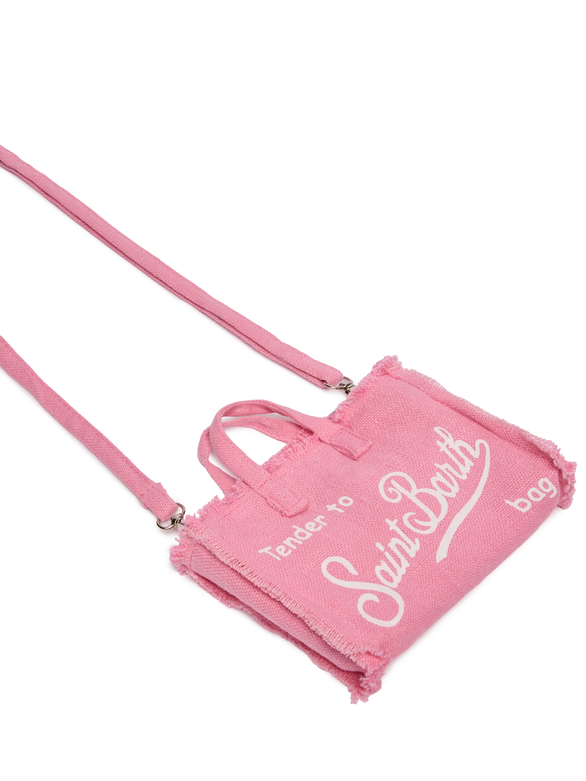 Pink linen Phone Bag - MC2 Saint Barth