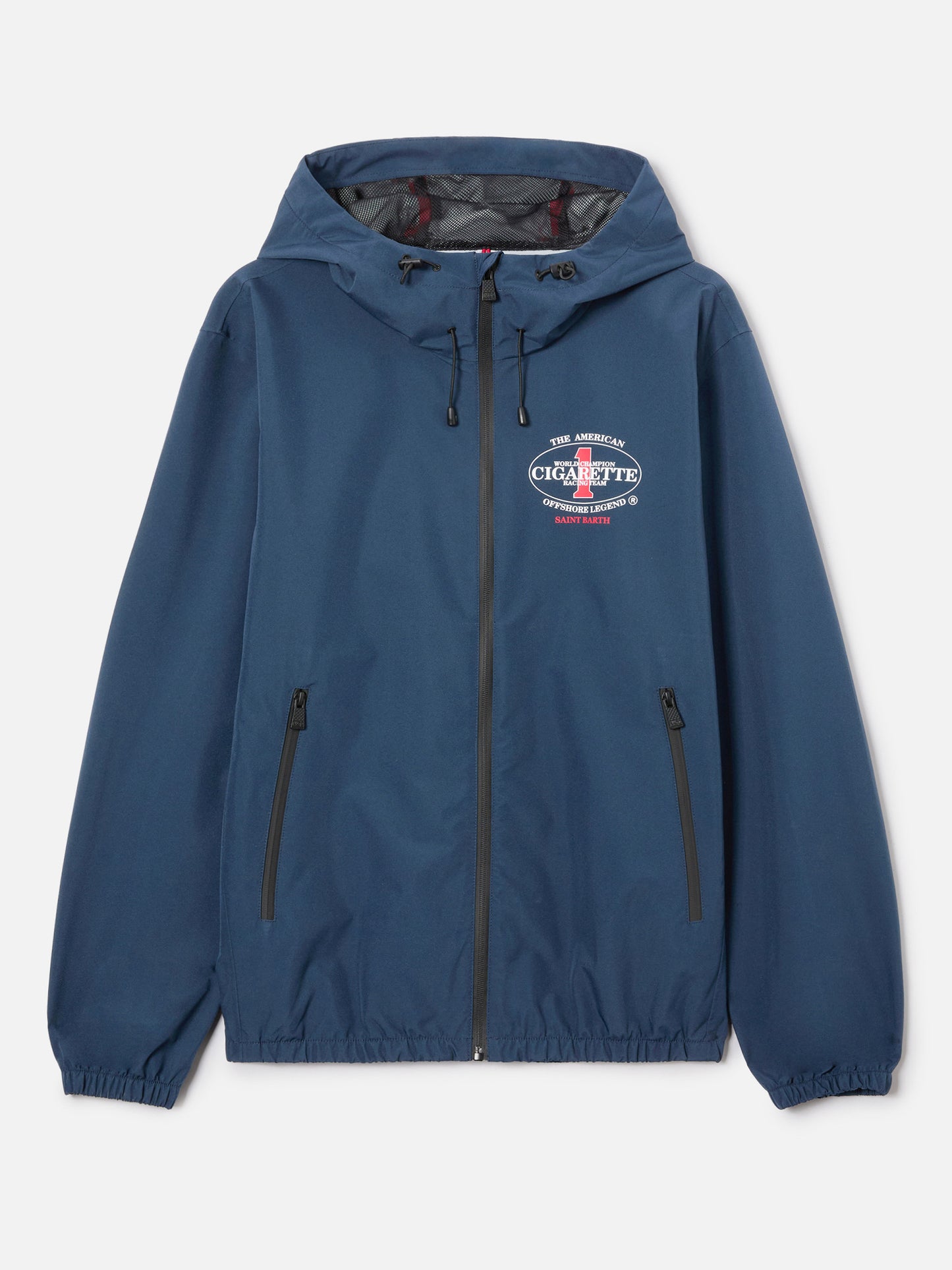 Navy blue Pilot technical jacket with Cigarette print | Special Edition