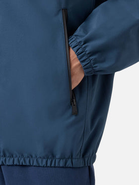 Navy blue Pilot technical jacket with Cigarette print | Special Edition