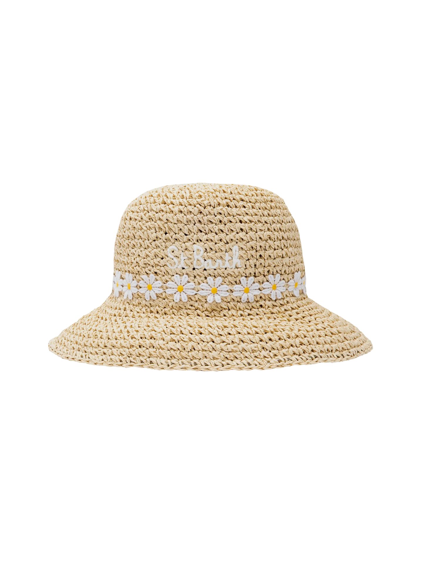 Polly bucket-style straw-effect hat - MC2 Saint Barth