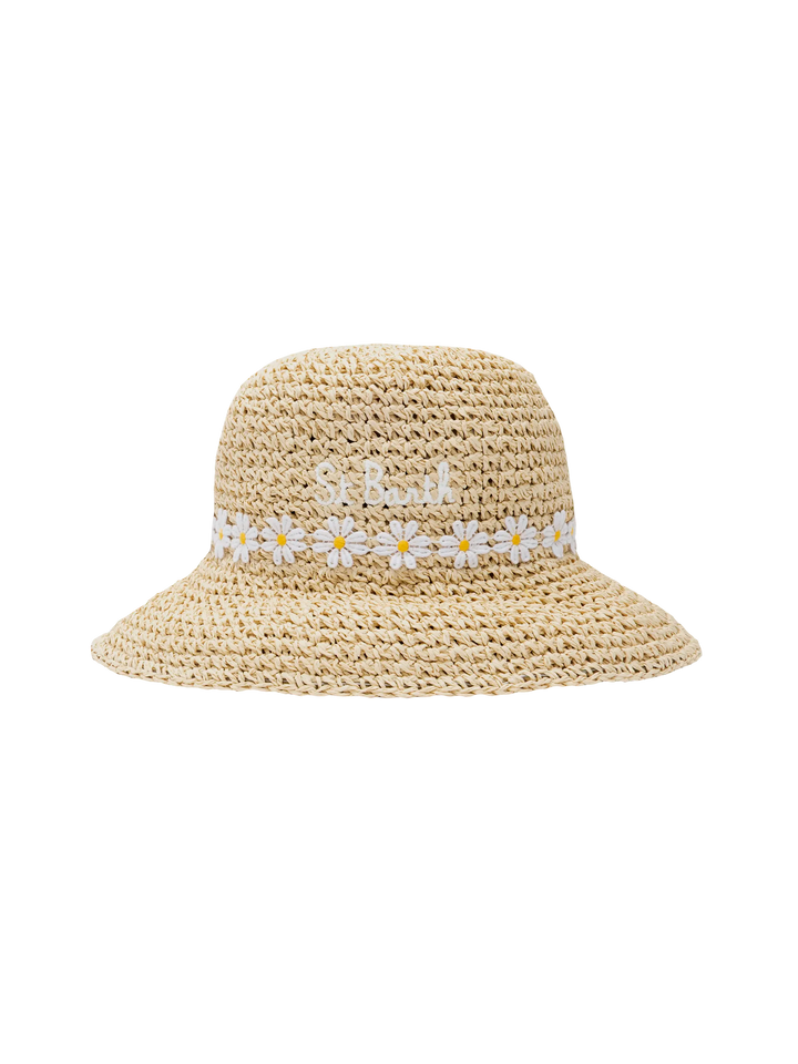 Polly bucket-style straw-effect hat - MC2 Saint Barth