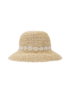 Polly bucket-style straw-effect hat - MC2 Saint Barth