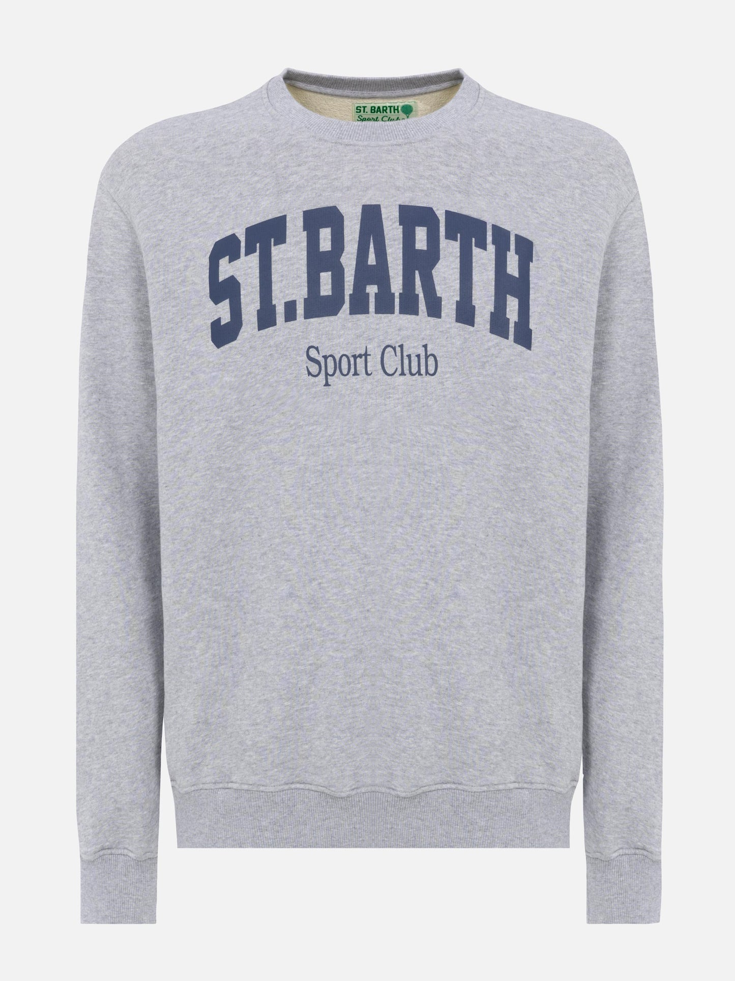 Ponza crewneck cotton sweatshirt with St. Barth Sport Club print - MC2 Saint Barth