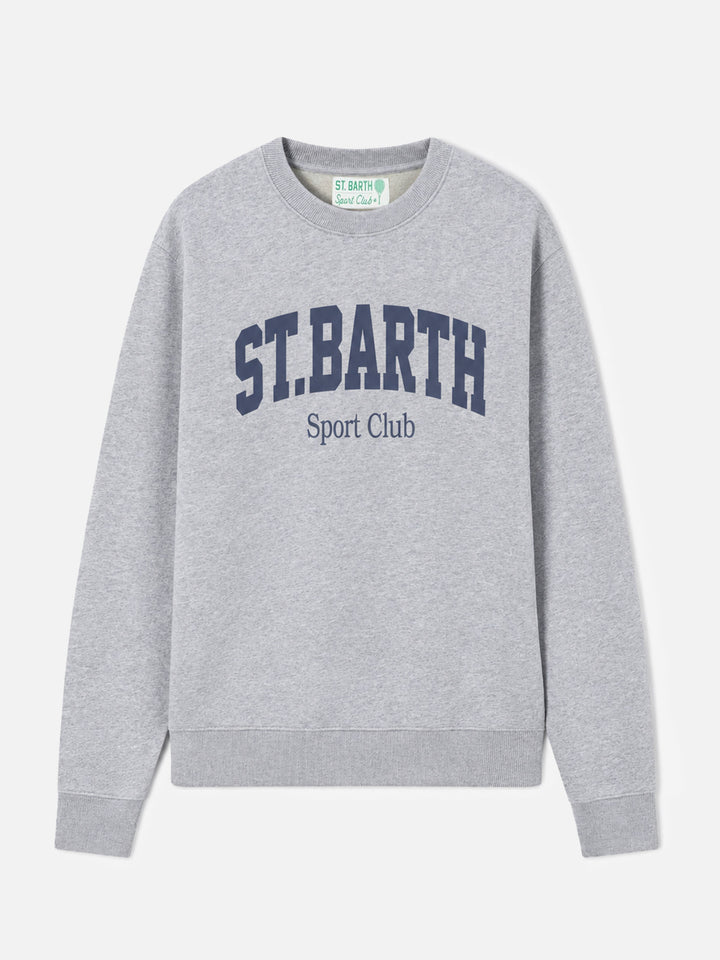 Ponza Baumwoll-Sweatshirt mit Rundhalsausschnitt und St. Barth Sport Club-Print 
