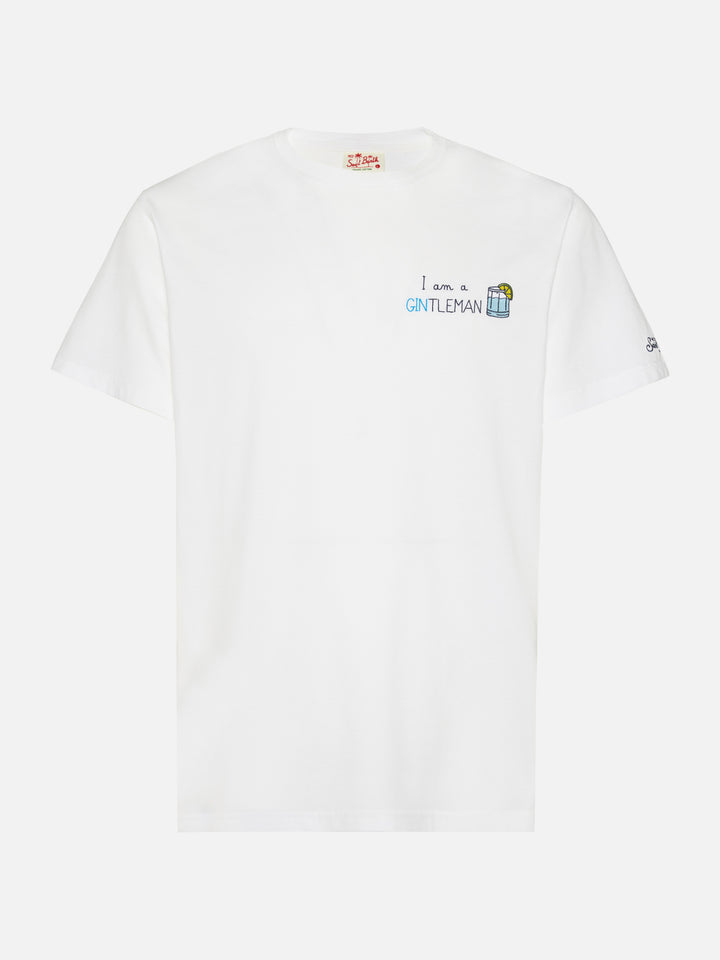 Portofino t-shirt with I am a GINtleman embroidery