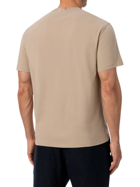 Classic fit cotton jersey t-shirt Portofino with Nine to Wine embroidery - MC2 Saint Barth