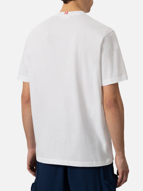 Classic fit cotton jersey t-shirt Portofino with Only Fantastic embroidery - MC2 Saint Barth