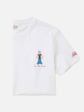 T-shirt Portofino blanc avec broderie I'm The Boss | Édition spéciale 