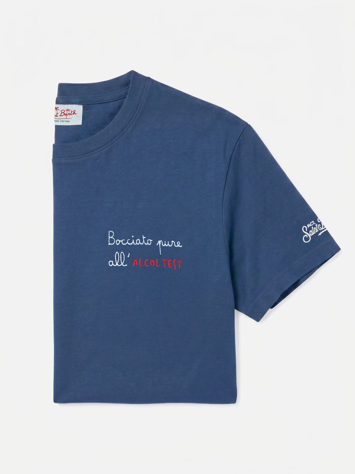 T-shirt Portofino ricamo Bocciato pure all’alcol test