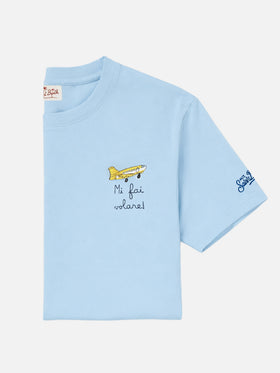 T-shirt Portofino avec broderie Mi fai volare 