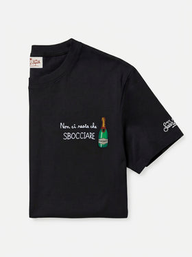 T-shirt Portofino avec broderie Non ci resta che sbocciare 