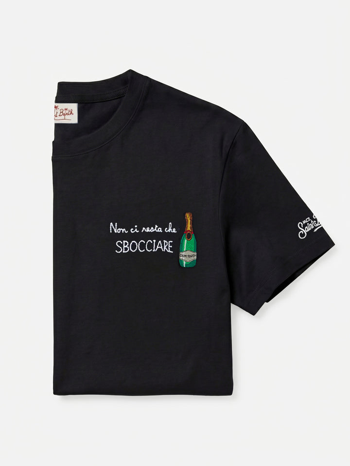 T-shirt Portofino ricamo Non ci resta che sbocciare