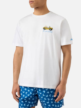 T-shirt Portofino bianca con ricamo À La Plage