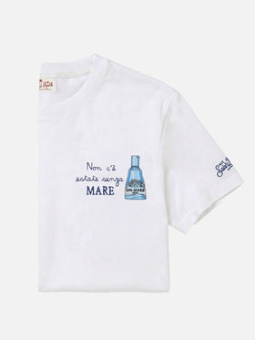 Camiseta Portofino blanca con bordado Non C'è Estate Senza Mare | Edición Especial 