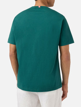 Green Portofino T-shirt with Mi Piace Tonica embroidery | Special Edition