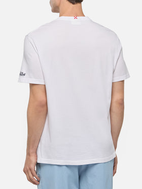 Classic fit cotton jersey t-shirt Portofino with King of Padel embroidery - MC2 Saint Barth