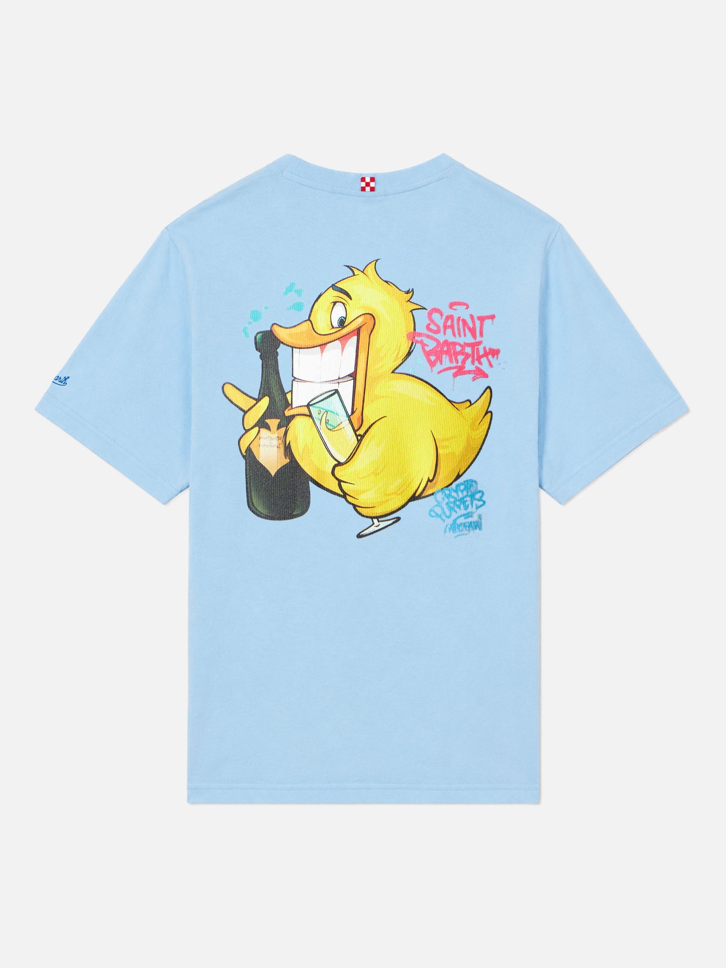 Camiseta Crypto ducky champ en algodón azul claro Portofino | Special Edition 